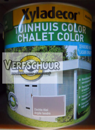 XY Tuinhuis Color Zachte Klei 2,5L