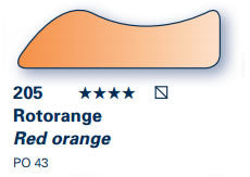 AERO COLOR Prof. Standard rouge orangé 28ml serie:1 28205023