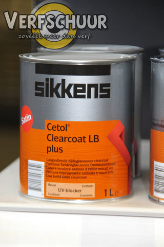 SIKKENS CETOL CLEARCOAT LB PLUS KLEURLOOS 1L