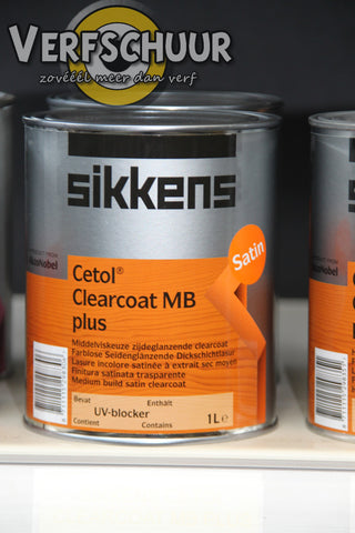 CETOL CLEARCOAT MB PLUS SATIN KLEURLOOS 1L