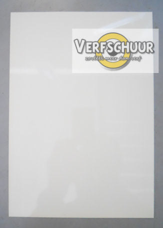 Underlay white plastic werkmatje wit F-001