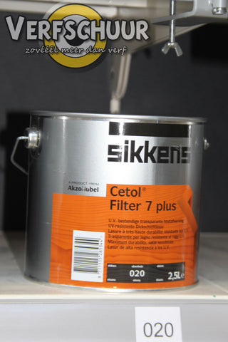 SIKKENS CETOL FILTER 7 PLUS - EBBEN 2.5L 020