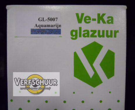 VeKa Poederglazuur effect aquamarijn aardewerk 500gr GL-5007