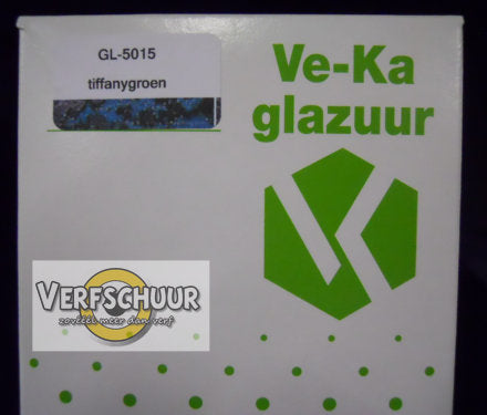 VeKa Poederglazuur effect tiffanygroen aardewerk 500gr GL-5015