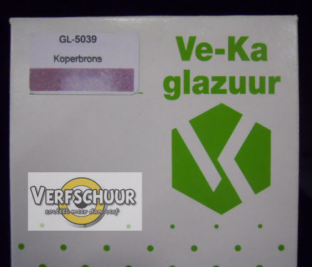 VeKa Poederglazuur effect koperbrons aardewerk 500gr GL-5039