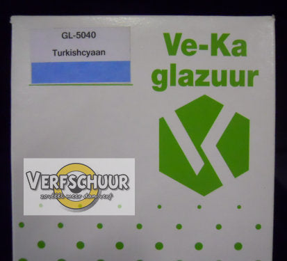 VeKa Poederglazuur effect turkishcyaan aardewerk 500gr GL-5040