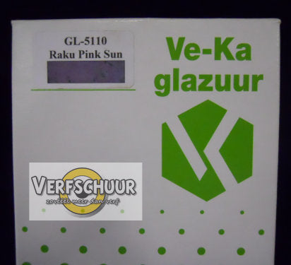 VeKa Rakuglazuur pink sun 500gr GL-5110