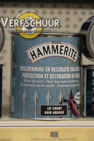 Hammerite Metaallak Structuur Leizwart 750ml