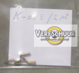 Bail back silver 2st fijnzilver achteroog K-008
