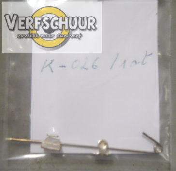 Findings for brooch 55mm 1st onderdelen voor broche K-026