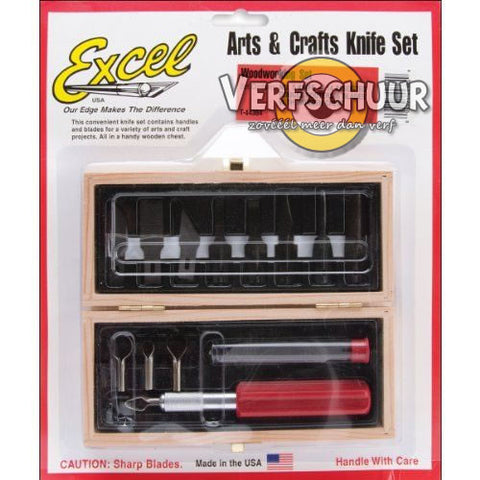 Excel woodworking set 14 assorted T-44384