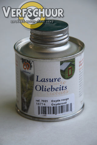 Lasure oliebeits oxiderood 7021 250ml