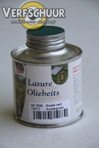 Lasure oliebeits oxydegroen 7022 125ml