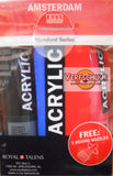 Amsterdam Acrylverf Set 5 x 120ml basis kleuren + 3 doseertuiten  17801905