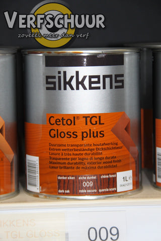 SIKKENS CETOL TGL GLOSS PLUS - DONKER EIKEN 1L 009