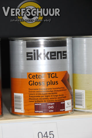 SIKKENS CETOL TGL GLOSS PLUS - MAHONIE 1L 045