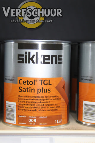 SIKKENS CETOL TGL SATIN PLUS - DONKER EIKEN 1L 009