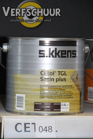 SIKKENS CETOL TGL SATIN PLUS - PALISSANDER 2.5L 048