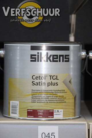 SIKKENS CETOL TGL SATIN PLUS - MAHONIE 2.5L 045