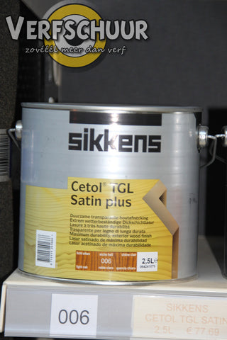 SIKKENS CETOL TGL SATIN PLUS - LICHT EIKEN 2.5L 006